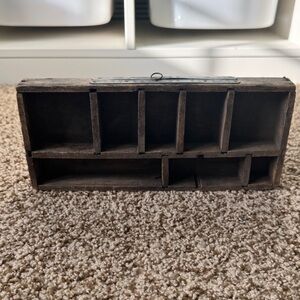 Vintage Wooden Trinket Shelf